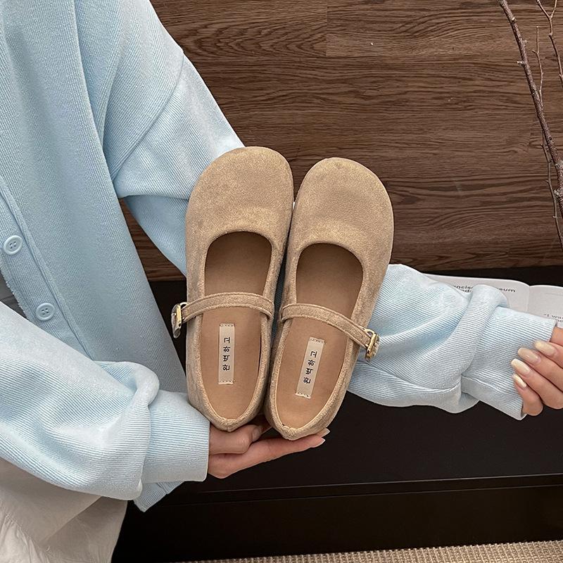 

Французские ретро туфли с неглубоким носком женские летние новые французские вечерние туфли нежные сказочные ветры мягкие туфли Мэри Джейн на плоской подошве 40 абрикосовый