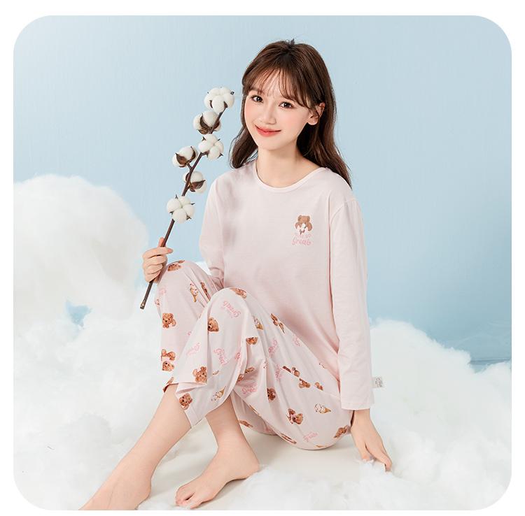 Yingbolun Girls' 100% Pure Cotton Pajama Set
