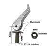 Stainless Quick Release M8 Anti Rust Outdoor Cam Lever Eccentrics Aluminum Solar Plate Fix Bolt Screw Ss316 Parts