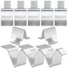 10Pcs Cabinet Shelf Clips Metal Heavy Duty Support Sturdy File Cabinet Accessories for Shelving and Bookcase Metal Clips