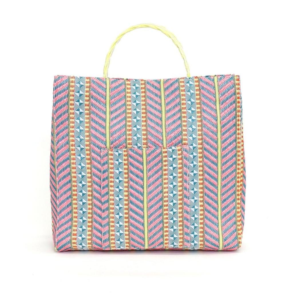 Cuco Tube Handle x Colorful PP Square Tote Bag 2513111054 Khaki (024)