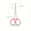 High Quality Warping Tip Cuticle Scissors Anti-slippery Handle Manicure Stainless Steel Nail Skin Cuticle Trimmer Nippers