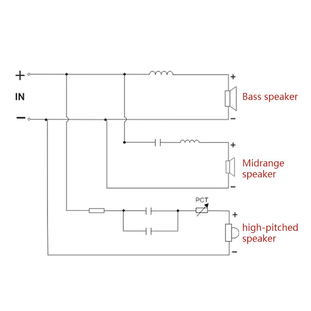 Buy WEAH-338 3 Way 120W Speaker Frequency Divider Loudspeaker Crossover  Filter at affordable prices — free shipping, real reviews with photos — Joom