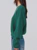 Aenhacheu Bottom Logo Solid Knit Dark Green