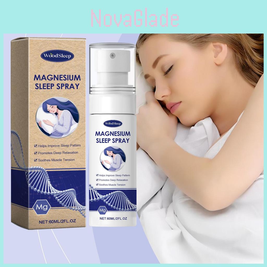 Woodsleep Magnesium Oil Spray For Improved Sleep And Relief From Body Fatigue And Discomfort