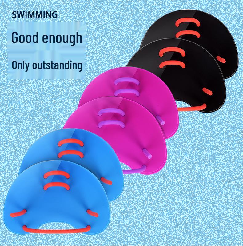 Universal Half-Palm Swimming Hand Paddles for Beginners - Freestyle & Breaststroke