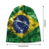 Coole Winter warme Damen Unisex Strickmützen Unisex Erwachsene brasilianische Flagge Skullies Beanies Caps Brasilien Motorhaube Hüte