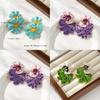 Beautifully Designed Floral Leaf Earrings In Vibrant Hues For Everyday Wear