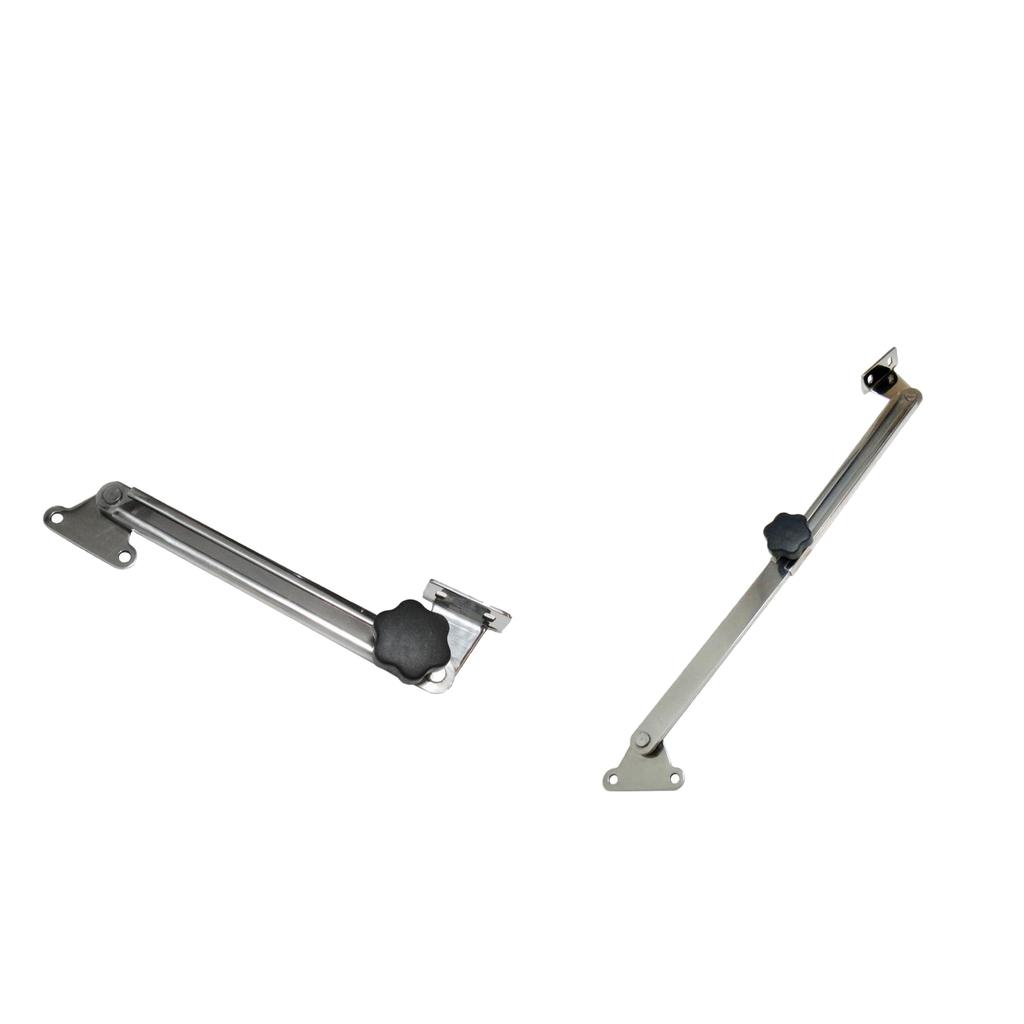 2x 8" Stainless Steel Boat Lock Hatch Deck Hinge Adjustable Latch Fastener