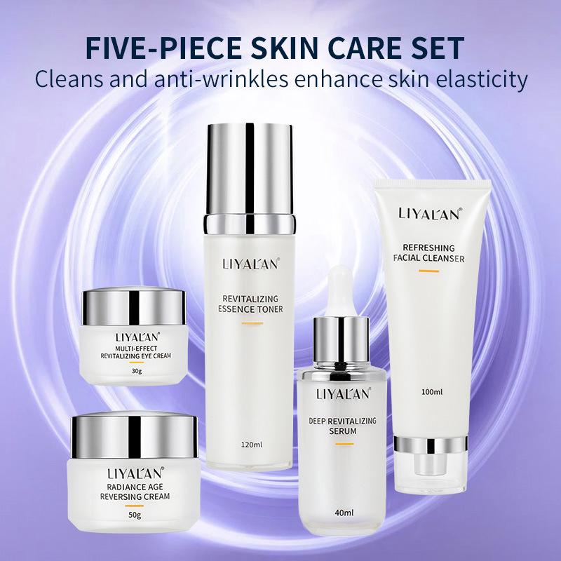 

Firming & Soothing 5-Piece Skincare Set for Facial Care and Repair