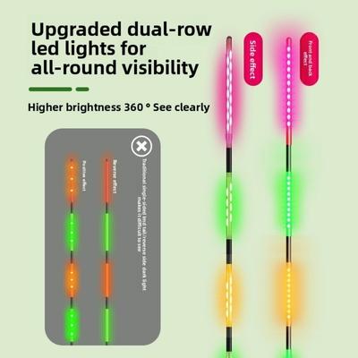 Super Helle LED Smart Pose Ultra Sensitives Elektronisches Design Leuchtende Posenoberseite Leuchtende Smarte Technologie Angelboje