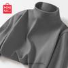 MINISO Women's Semi-High Collar Long Sleeve Base Layer Top