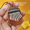 1Pcs Wood Mini Thumb Piano Musical Playthi High Quality Durable Design Safe for Children ngs 8 Tones Portable Beginner Finger Piano