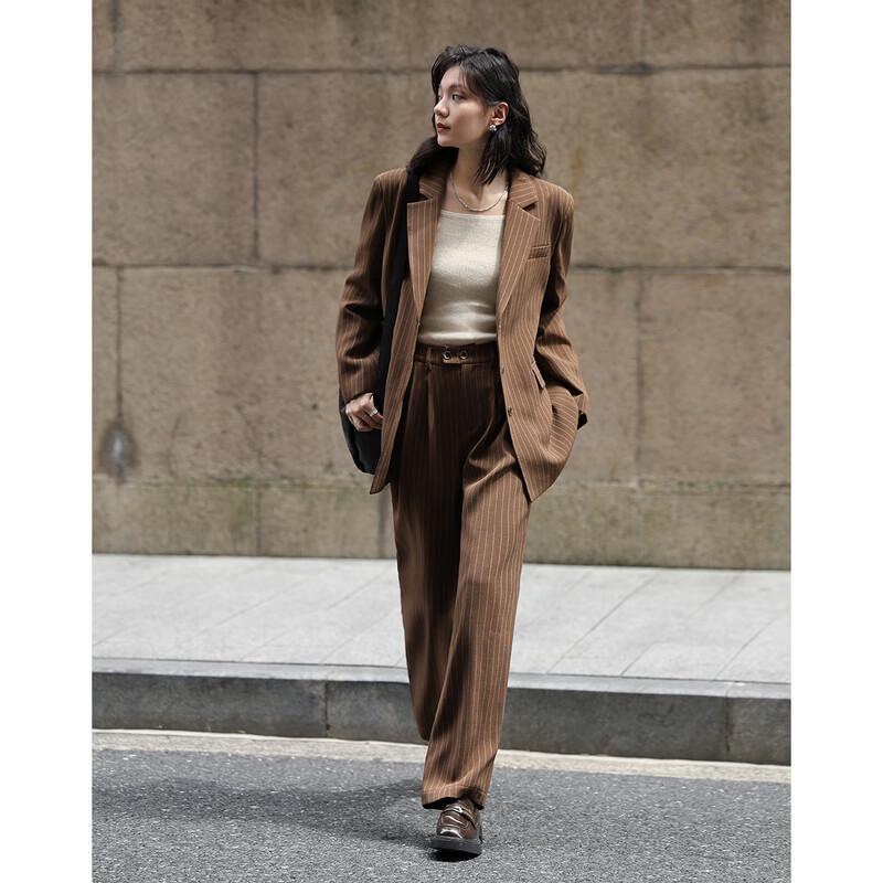 Demana Women's Retro Striped Suit Set