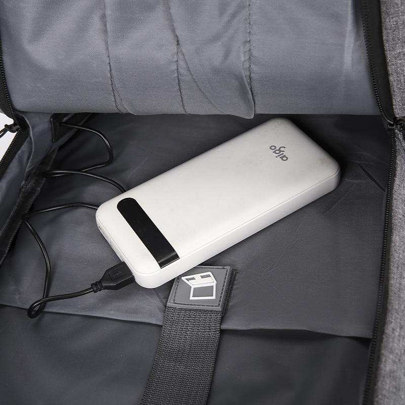 New backpack business commuter computer bag multi-function USB charging backpack large capacity schoolbag male and middle school students