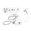 Car Front Headlight RS Bracket Repair Mount Kits for Mercedes-Benz S Class W222 2014- W217