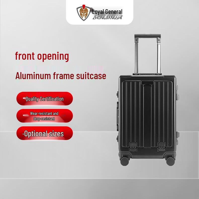 Zhongjiangshi Front-Opening PC Hardside Spinner Luggage
