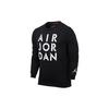Air Jordan Jumpman Sweatshirts Men's Black Crew Neck Moderate Regular CK1355-010