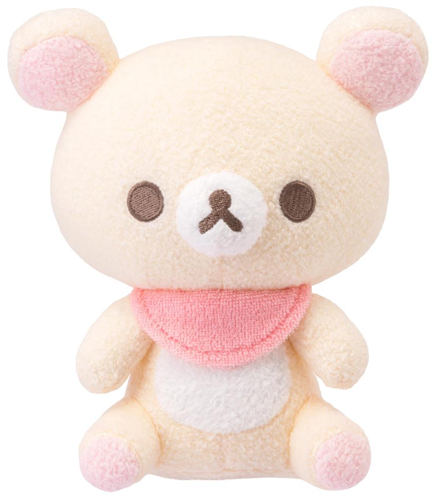AGATSUMA Rilakkuma Baby Washable Plush Toy - Korilakkuma (Suitable for Ages 0 Months and Up)