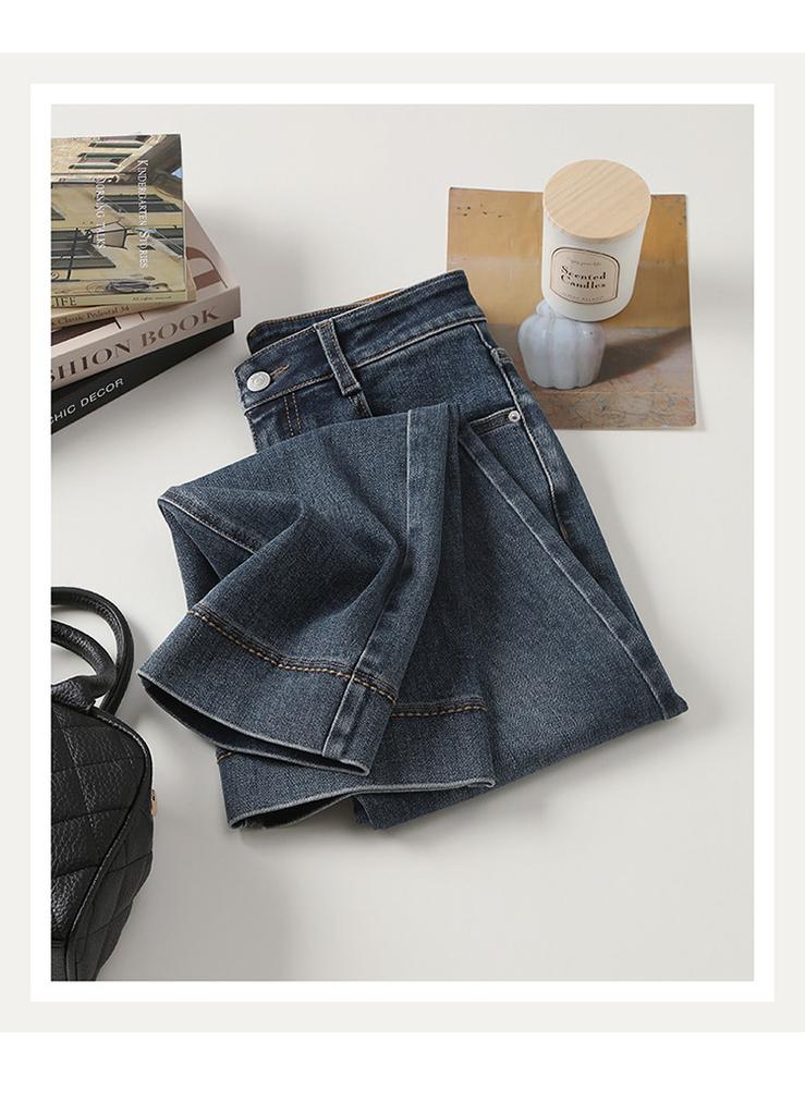 Fashionable High Waisted Jeans for Women In Autumn 2025, Versatile and Slimming Straight Leg Pants