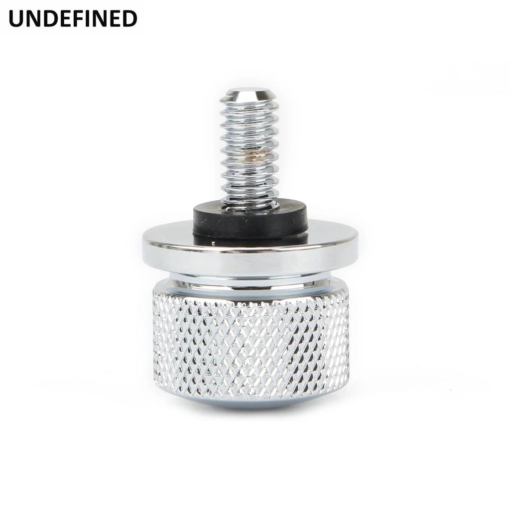 Black Billet Aluminum Knurled Seat Bolt Screw for Harley Road King Street Glide ULTRA Dyna SPORTSTER 883 XL883 EVO 1996-2015