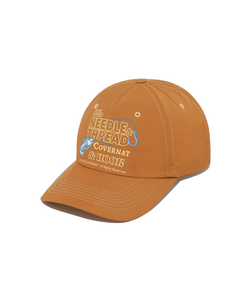 COVERNAT Artwork Graphic Nylon Cap Mustard