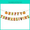 Fall Festival Paper Banner With 19 Letters For Thanksgiving Party Scene Decoration