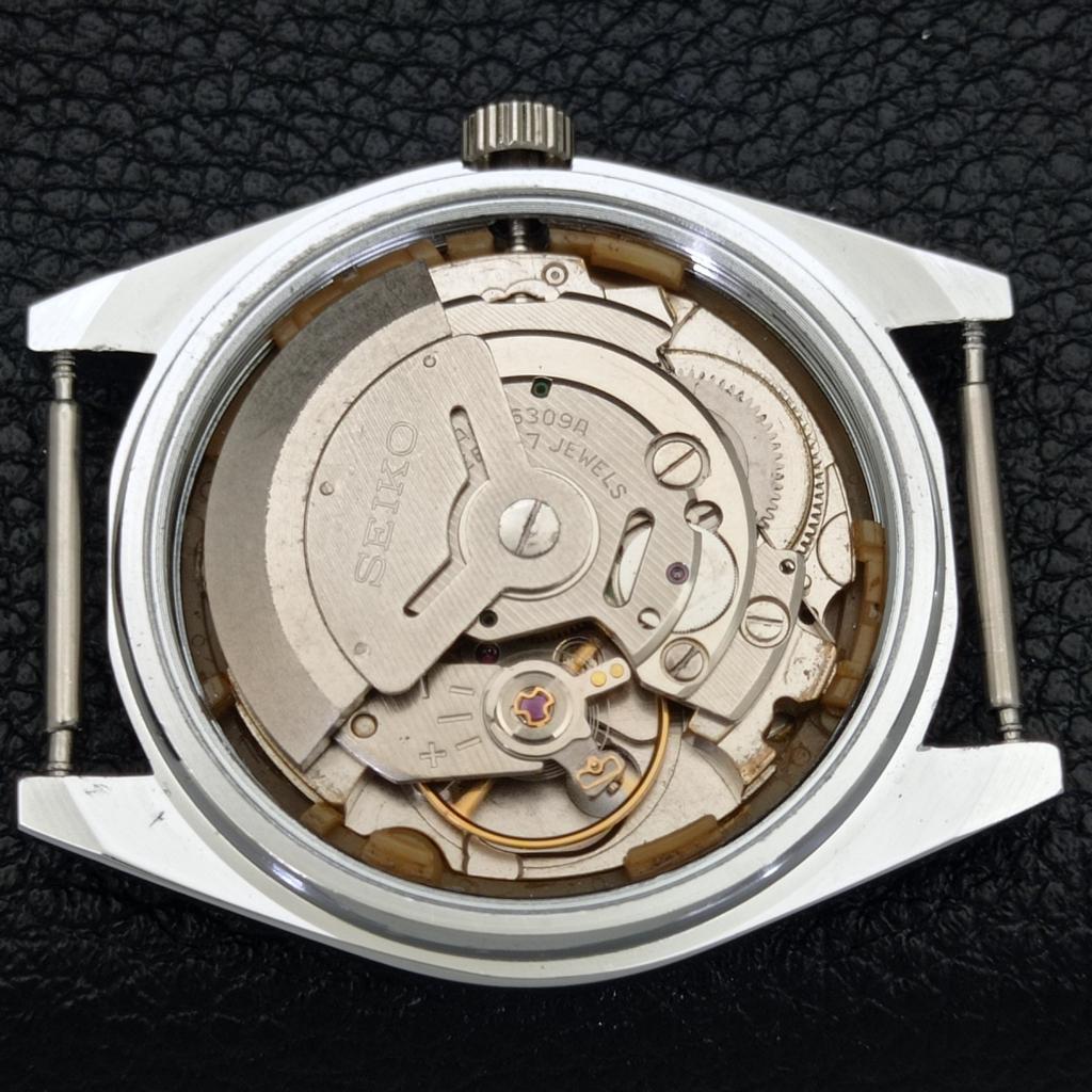 AUTOMATIC SEIKO 5 JAPAN MENS 6309A REFURBISHED WHITE COLOR DIAL WATCH A440305-4 Sk-a440305