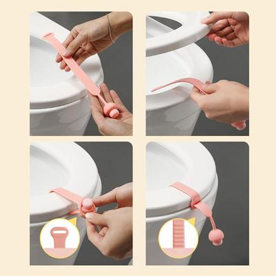 Toilet Lid Lifter Seat Handle Holder Toilet Lid Lift Tool Seat Ring Flapper Bath