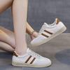 Dexun Shoes 2025 Spring New Little White Shoes Women's Retro Versatile Student Flat-bottomed Sports and Leisure Board Shoes Forrest Gump Shoes