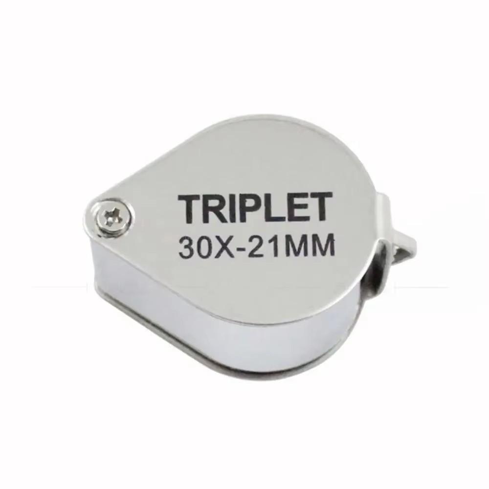 10X Pocket Loupe Magnifier Foldable Reading Magnifiers Gifts Diamond Jewelers Eye Glass Tool