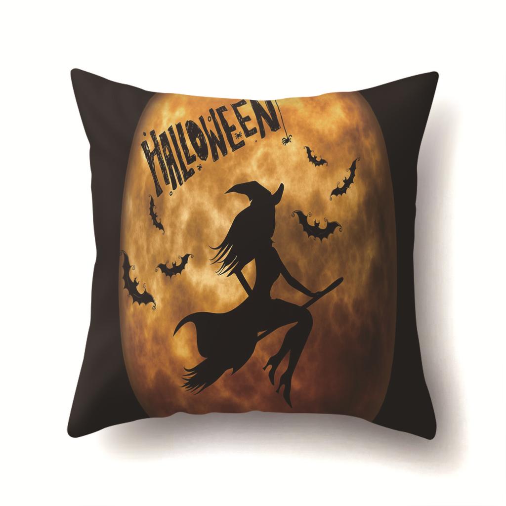 Halloween Kissenbezug Auto Lendenkissen Kürbis Sofa Kissenbezug Büro Zuhause Wohnzimmer Kissenbezug