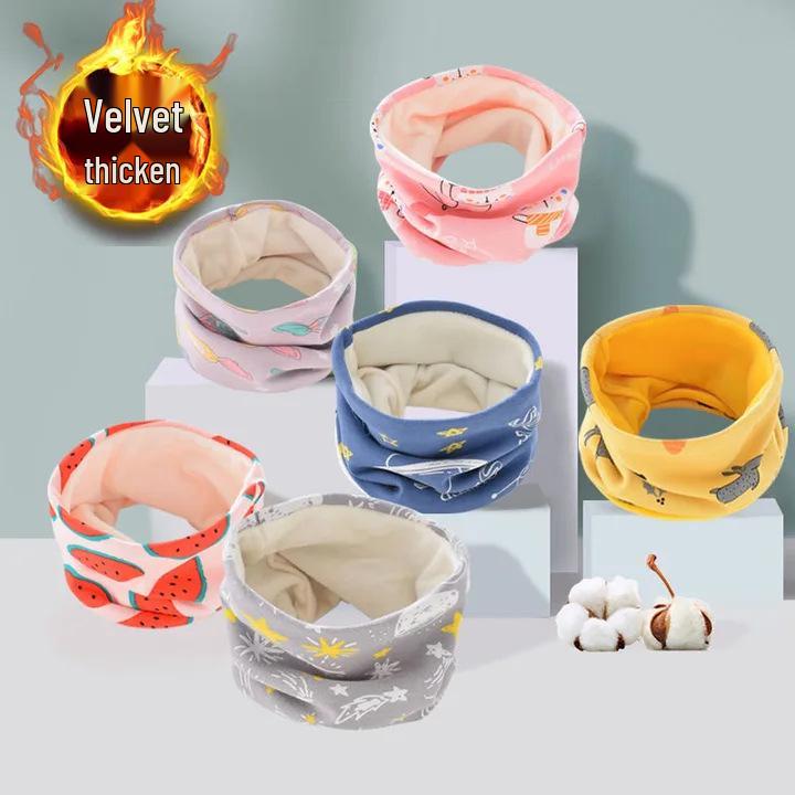 

Newcomer Offer: Pure Cotton Baby Neck Warmer - Windproof Pullover Scarf for Infants and Children
