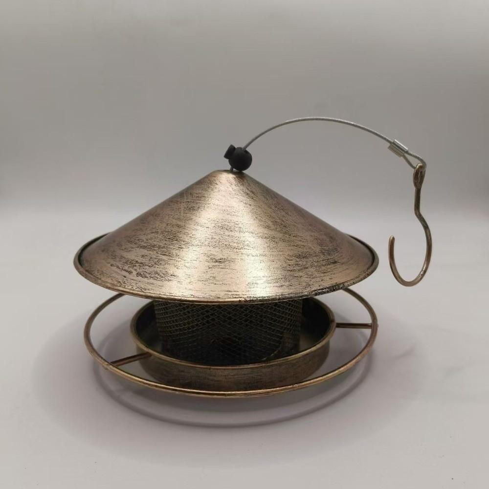 Hanging Automatic Bird Feeder Iron Hummingbird Feeder Durable Wild Bird Feeding Station  Porch