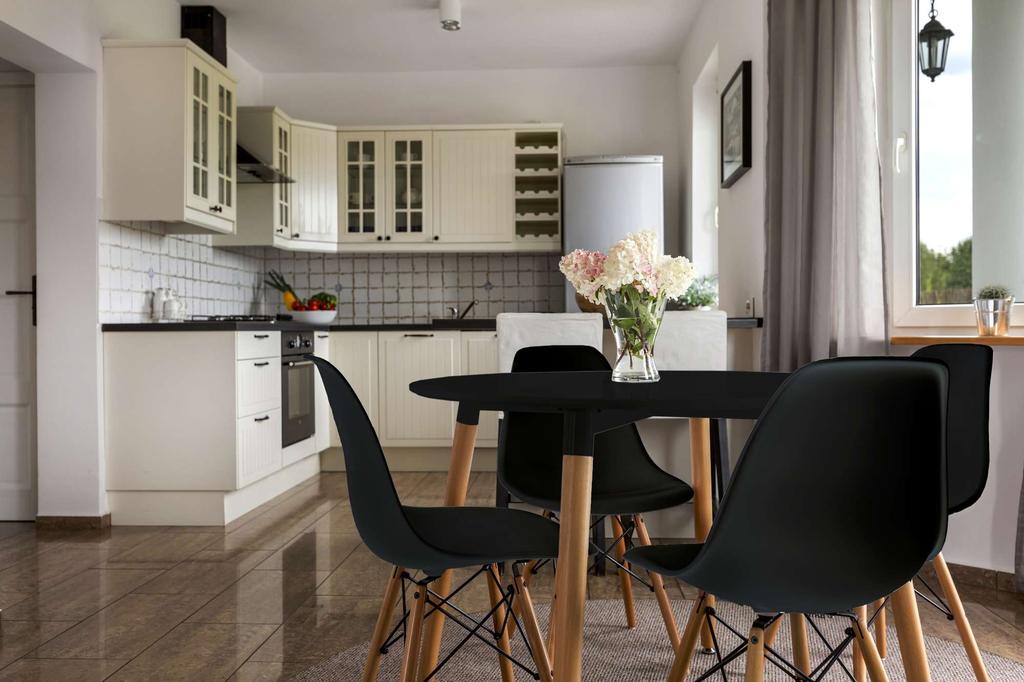 Modern Chair Milano Dsw Pp Black