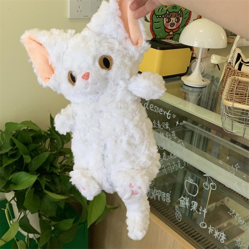 Xiaohongshu Plyšový kočičí penál - Xiaoqing Nová německá kancelářská taška