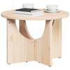 Natural Coffee Table 50 x 50 x 35 cm Solid Pine Wood