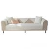 Four Seasons Universal Non-Slip Winter Plush Thickened Solid Color Sofa Cushion Nordic Simple Sofa Cover Slipcover
