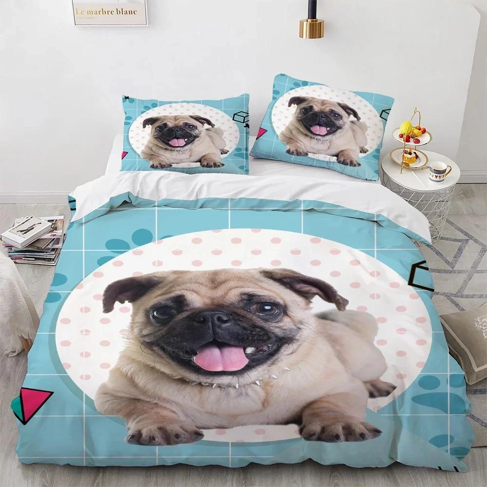 

Comforter Watercolor Dog King Queen Size 3D Lovely Running Pet Puppy Bedding Set For Boys Teens Adult Labrador Comforter Comforter (quilt)-EU Single(135*200cm)3pcs