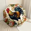 1 Stück Hahn Blumen Schirm - 8 Speichen verstärkt, Automatisches Öffnen, Leicht & Langlebig, Niedliches Modeaccessoire für Draußen - P24