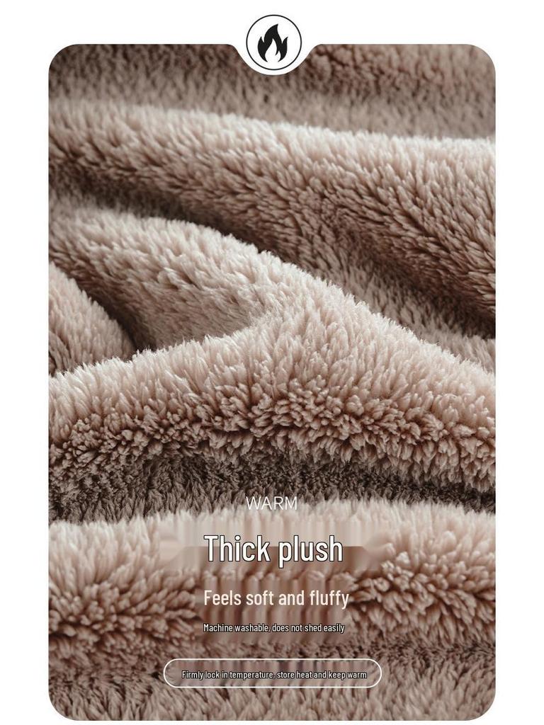 Flannel Couple's Robe: Cozy Coral Fleece Bathrobe for Men and Women - Warm, Thick, and Perfect for Winter