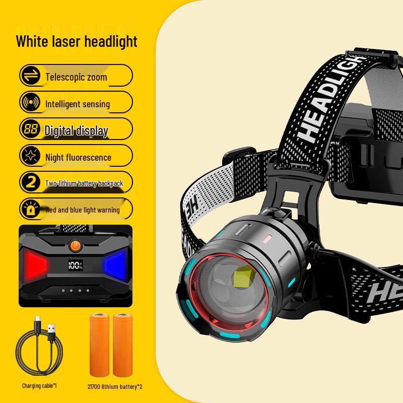

Lishi Long-Range Digital Display Wave Sensor Headlamp 60x40x40mm