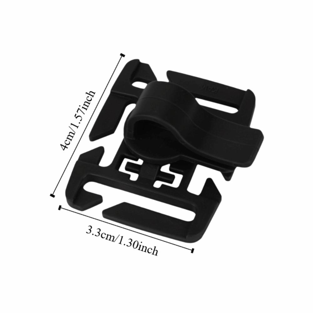 10 Pezzi Clip Leggere per Tubo di Idratazione Clip Regolabile per Tubo dell'Acqua Fibbia Resistente per Zaino Outdoor
