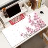 Cherry Blossoms In Japan Mouse Pad Square Office Gaming Desk Mat Waterproof Nonslip Rubber Decorative