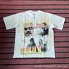2025 Amerikanische trendige Marke Vall gewaschen alt bedrucktes kurzärmeliges Hip-Hop lockeres Streetwear-T-Shirt für Männer und Frauen