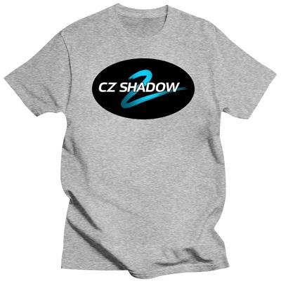 2025 nowy model RZADKI CZ 75 Shadow 2 Męska Koszulka T-shirt Nowy Model Design CZ SZ S5XL Dostępne Rodzaje