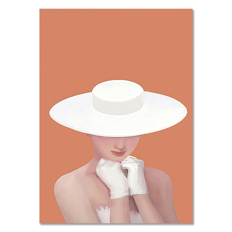 Nordic Watercolors Woman Canvas Paintings Simple Figure Wall Art Decor Poster and Prints Pictures for Interior Living Room Decor