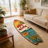 Kreativer Meeres-Surfbrett-Teppich Wohnzimmer Sofa Rutschfeste Fußmatte Schlafzimmer Nachttischteppich Heimdekoration