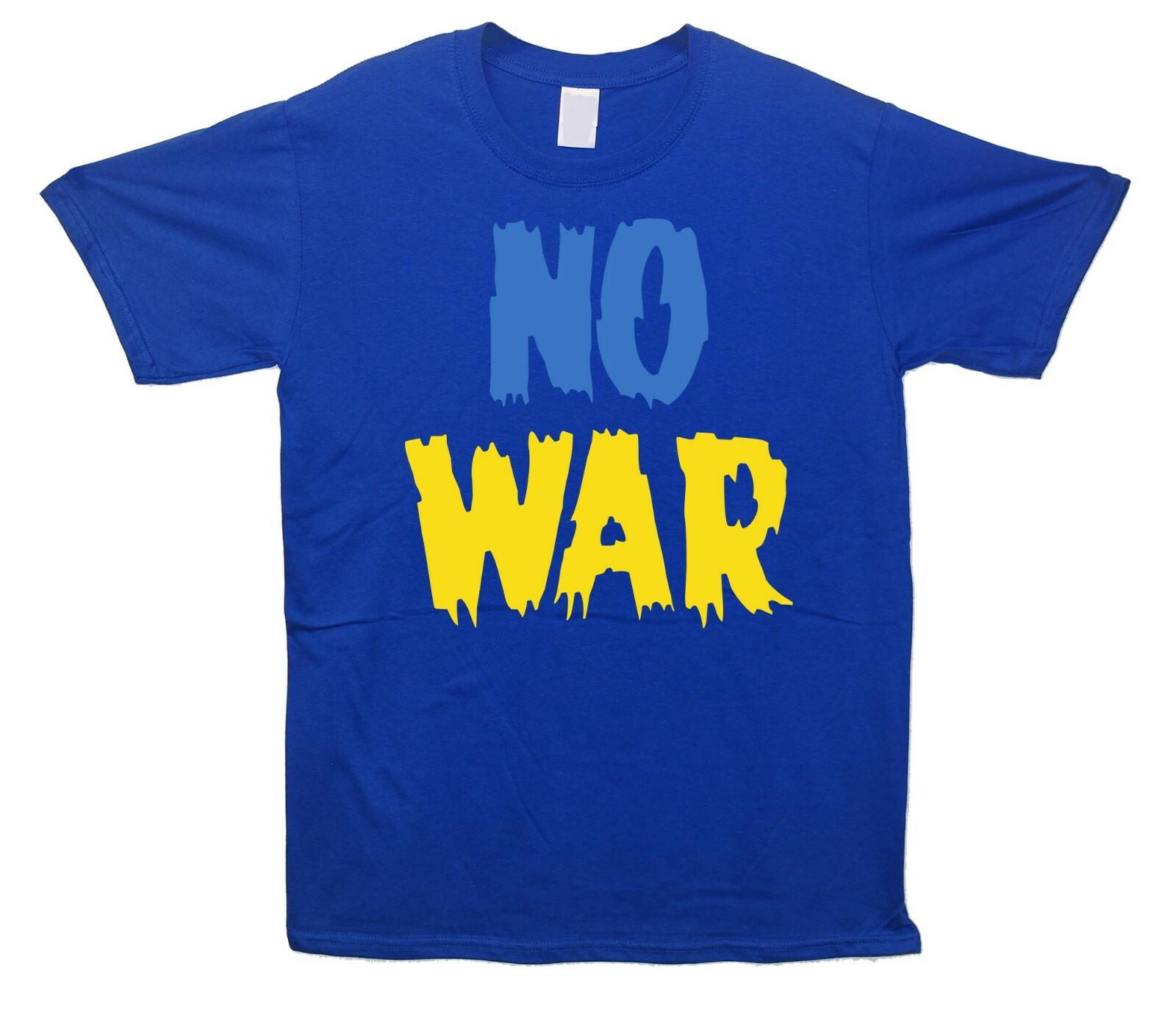 Ukraine No War Printed T-Shirt S