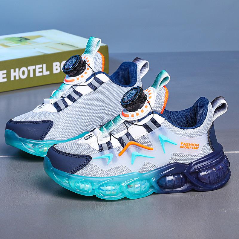 Cross-border Children's Shoes, Children's Net Shoes, Men's 6-12 Years Old, New Breathable Sneakers, Girls' Versatile Running Shoes